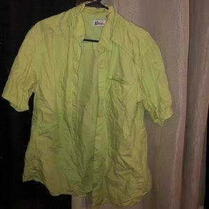 Green fishing shirt